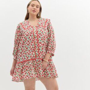 Entro Floral Print Dress - XL